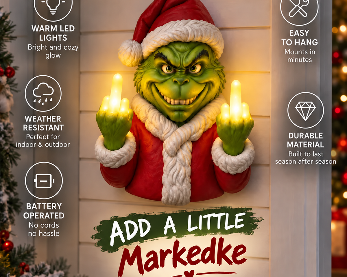Mischief LED Wall Decor | Spooky & Funny Holiday Light, Indoor & Outdoor