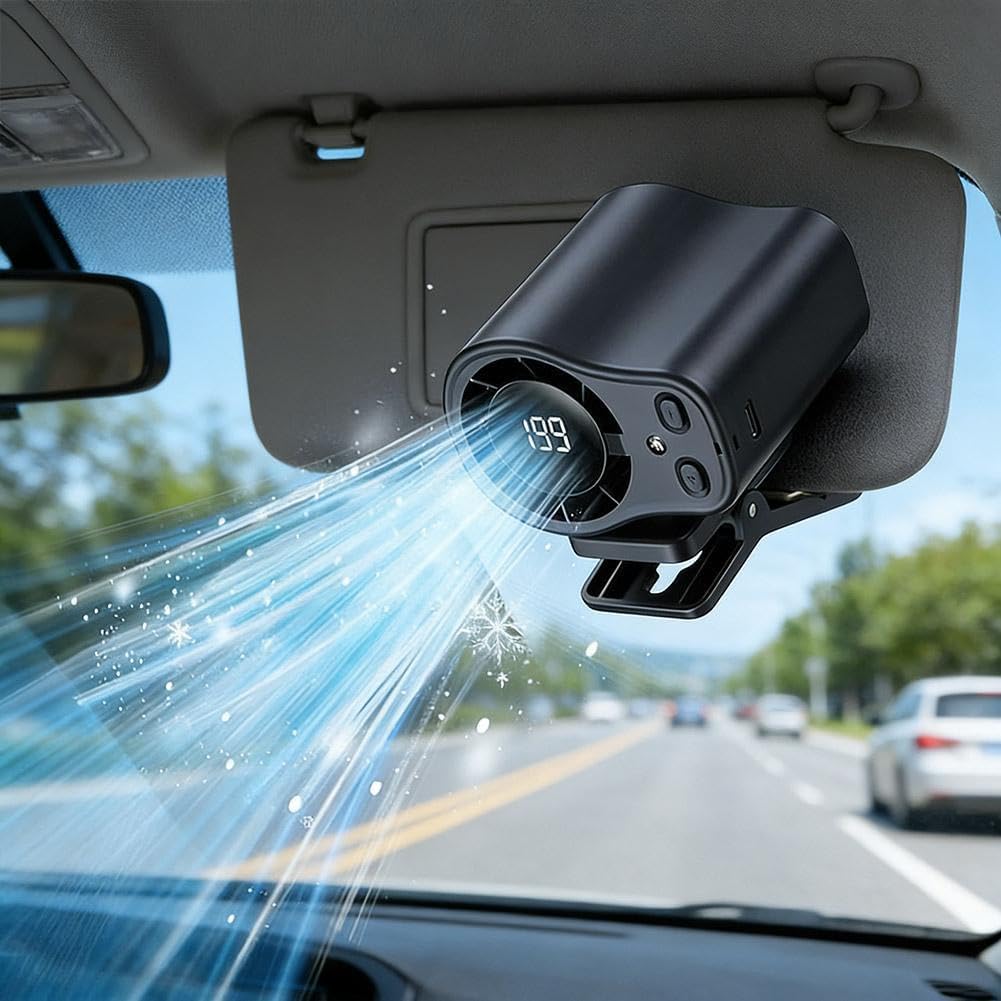 Car Clip-On Air Conditioner Fan