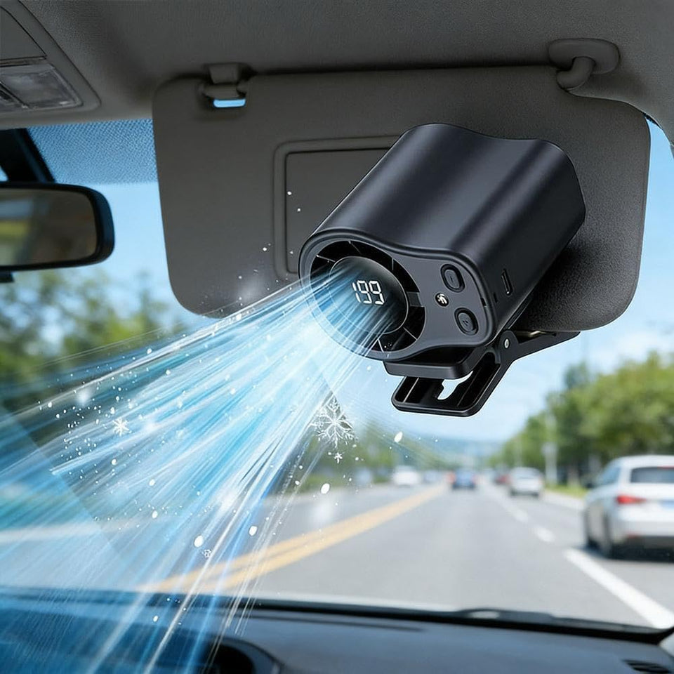 Car Clip-On Air Conditioner Fan