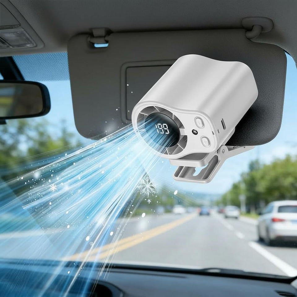 Car Clip-On Air Conditioner Fan