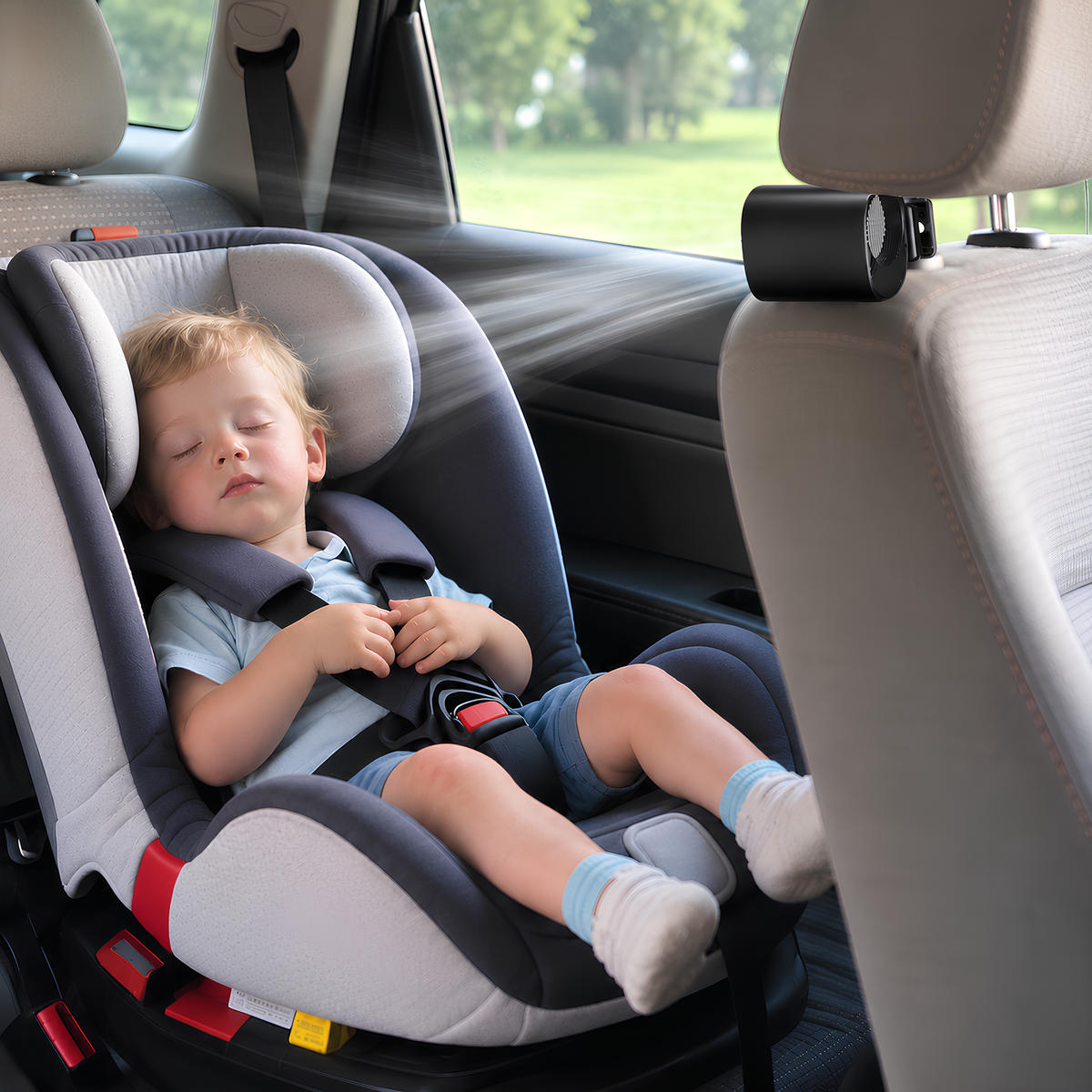 Car Clip-On Air Conditioner Fan