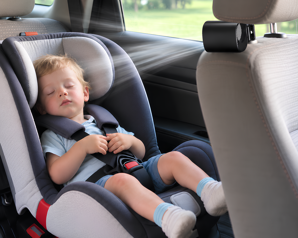 Car Clip-On Air Conditioner Fan