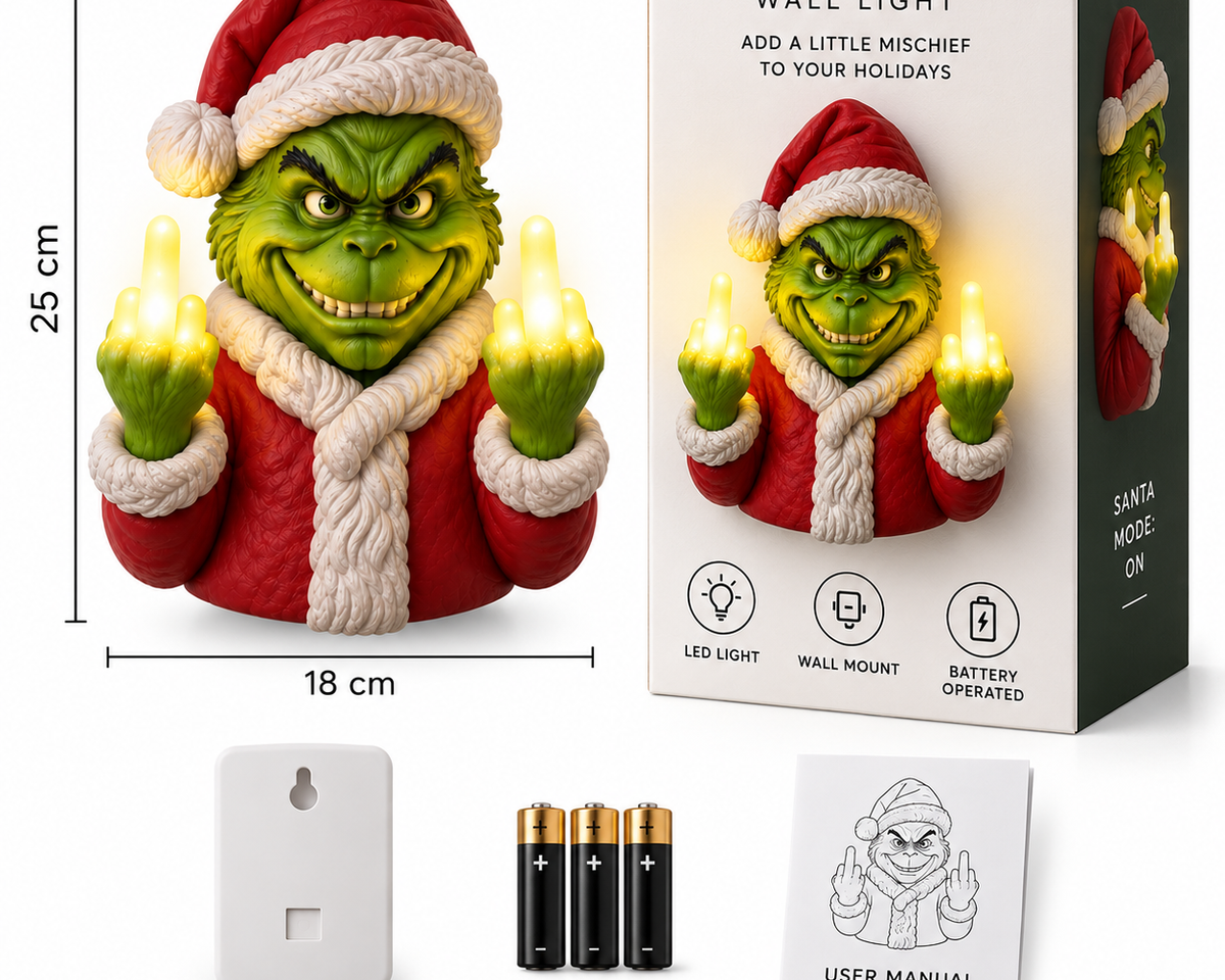 Mischief LED Wall Decor | Spooky & Funny Holiday Light, Indoor & Outdoor