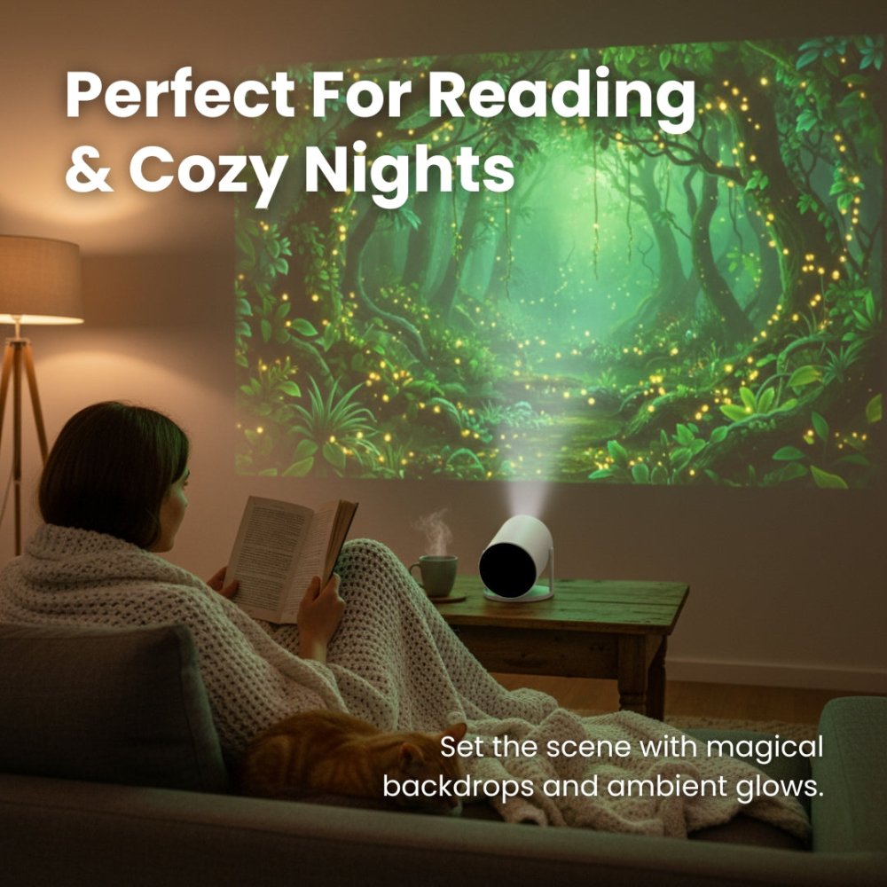 LumiBeam | Mini Projector with High-Resolution Display | Portable Design for On-the-Go Entertainment 1