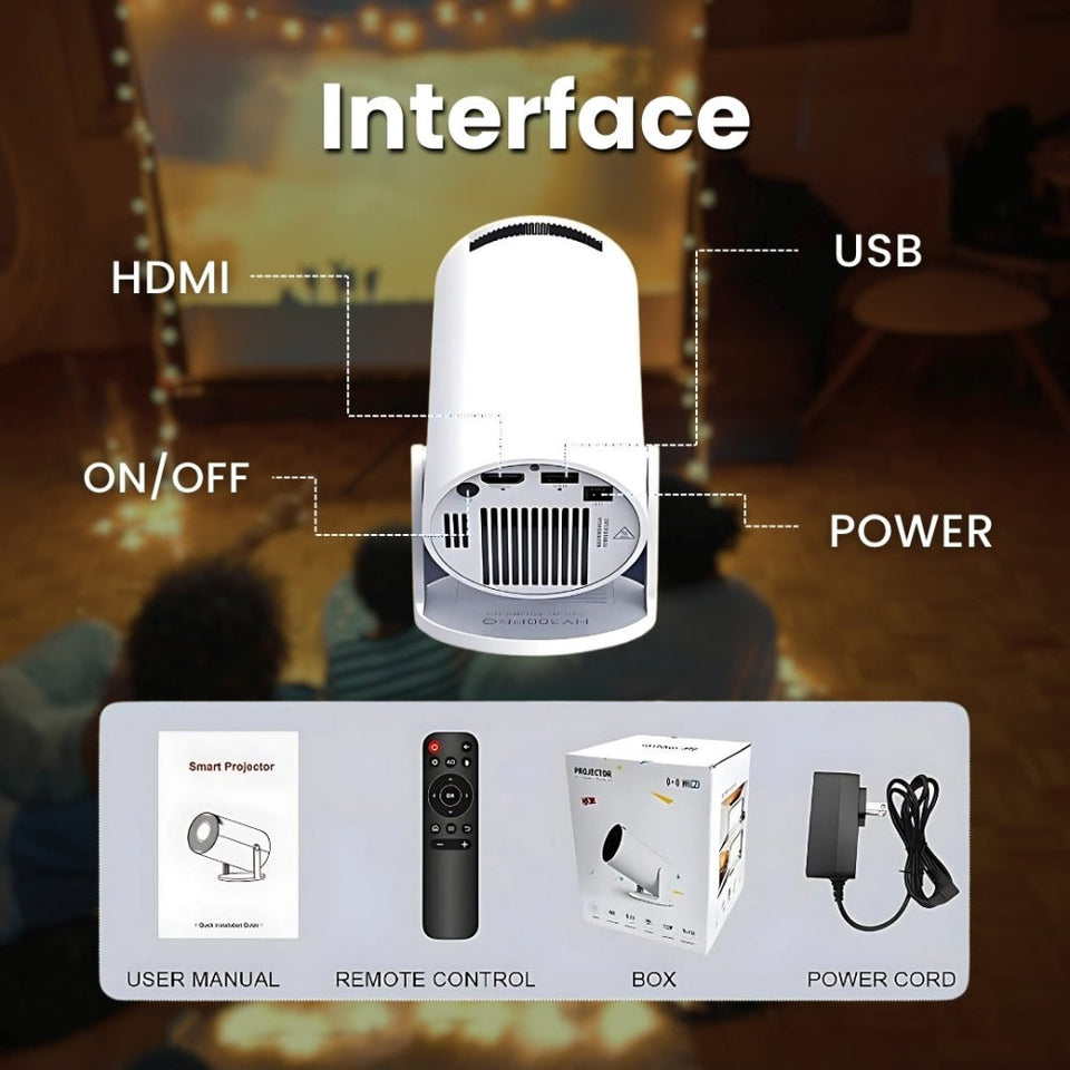 LumiBeam | Mini Projector with High-Resolution Display | Portable Design for On-the-Go Entertainment 4