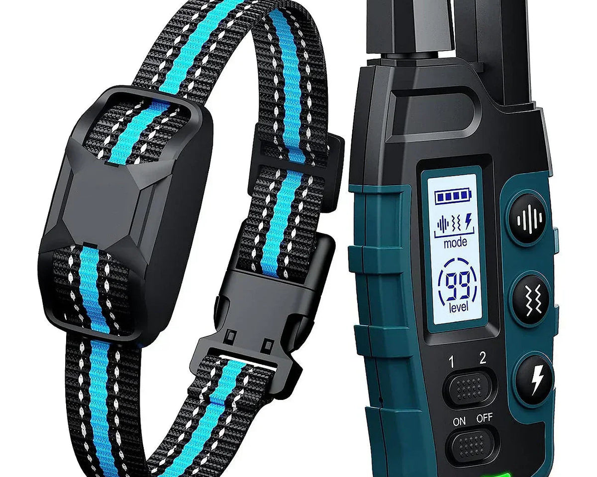 Remote Dog Training Collar – 1000m Range, Waterproof & Adjustable Modes