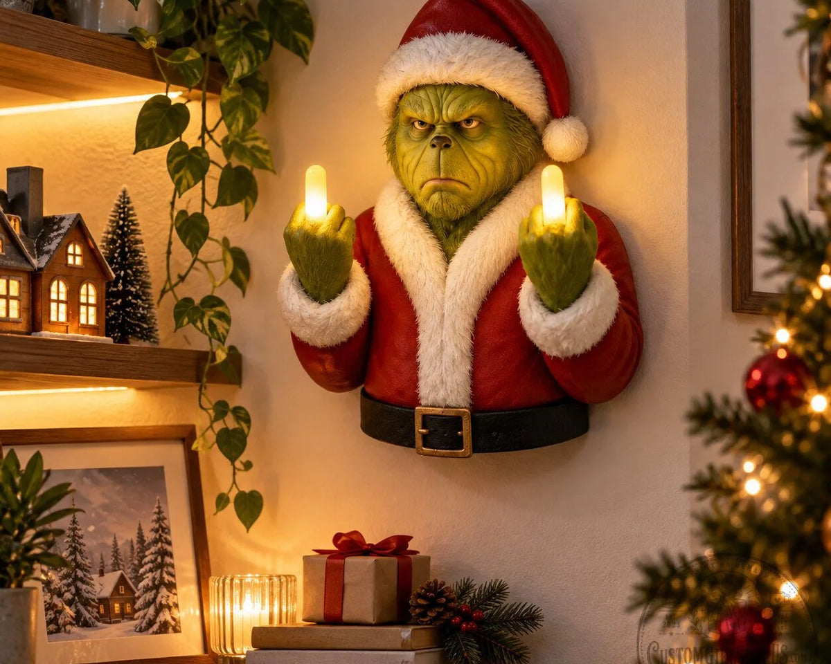 Mischief LED Wall Decor | Spooky & Funny Holiday Light, Indoor & Outdoor